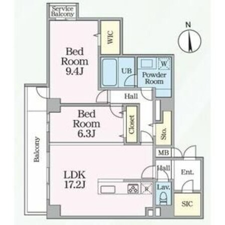 E-city大須の物件間取画像